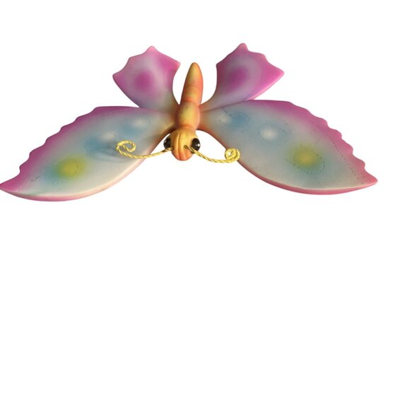 Colorful Metal Ceramic Butterfly & Dragonfly Wall Decor Set Wall Hanging - Picture 14 of 16